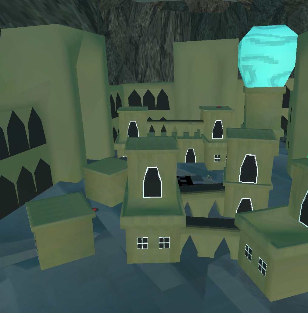 Lobby at bottom of mines
